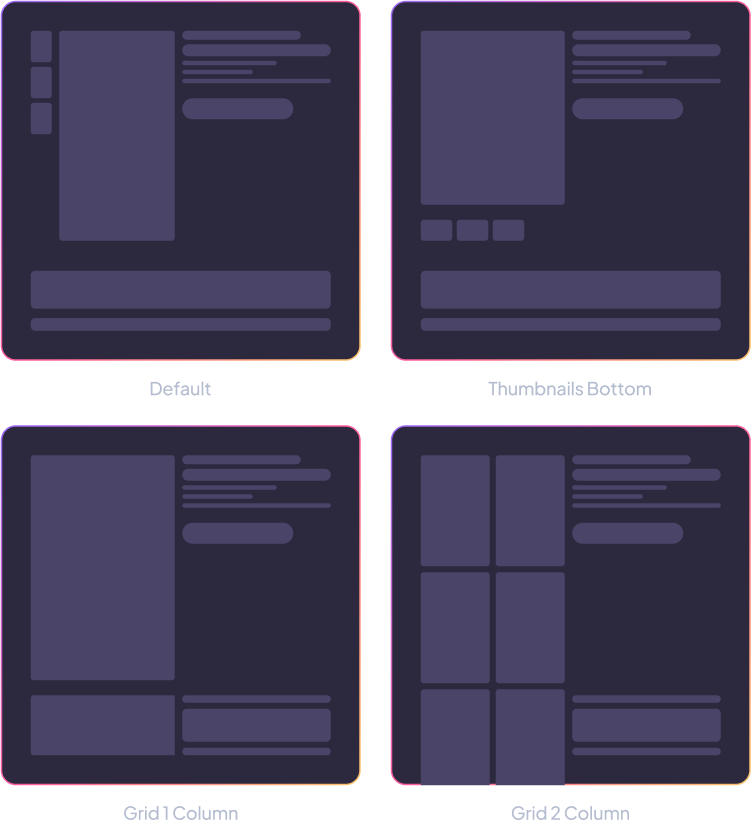 Various Product Layout