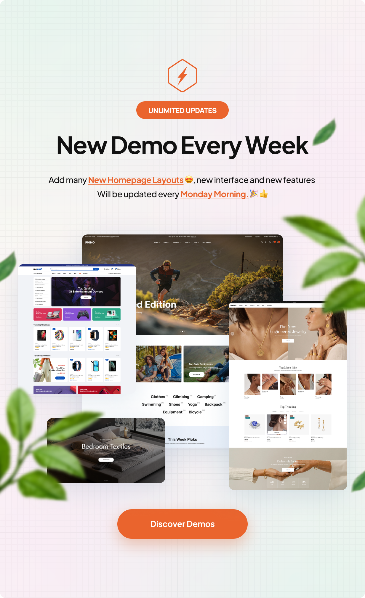 Umino - Multipurpose Responsive Magento 2 /Adobe Commerce Theme